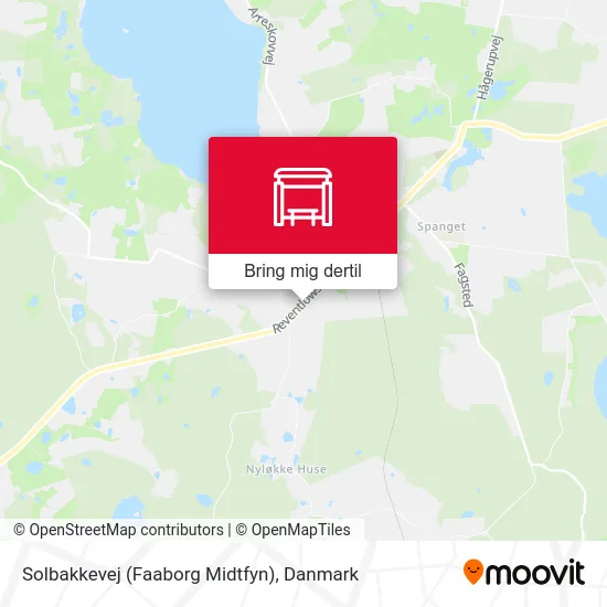 Solbakkevej (Faaborg Midtfyn) kort