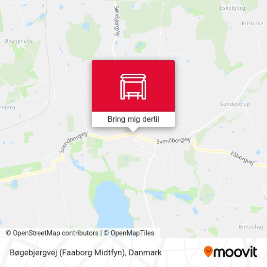 Bøgebjergvej (Faaborg Midtfyn) kort