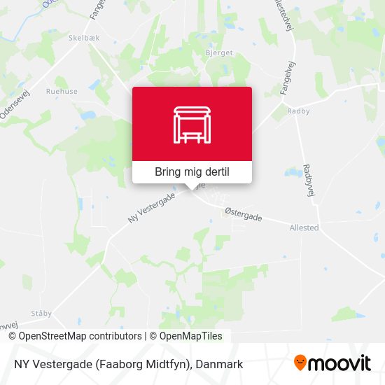 NY Vestergade (Faaborg Midtfyn) kort