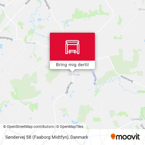Søndervej 58 (Faaborg Midtfyn) kort