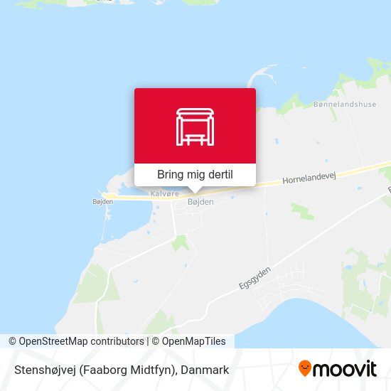 Stenshøjvej (Faaborg Midtfyn) kort