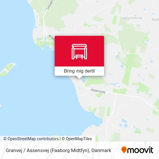 Granvej / Assensvej (Faaborg Midtfyn) kort