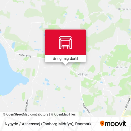 Nygyde / Assensvej (Faaborg Midtfyn) kort