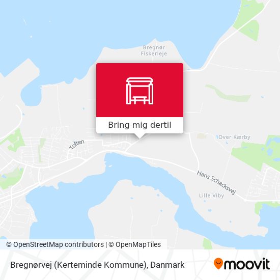 Bregnørvej (Kerteminde Kommune) kort