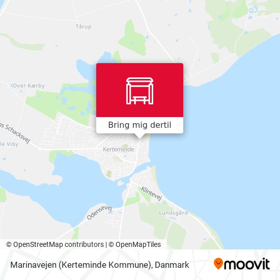 Marinavejen (Kerteminde Kommune) kort