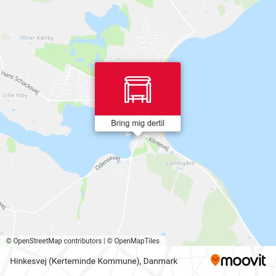 Hinkesvej (Kerteminde Kommune) kort