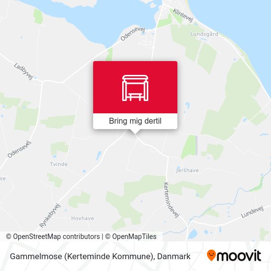 Gammelmose (Kerteminde Kommune) kort