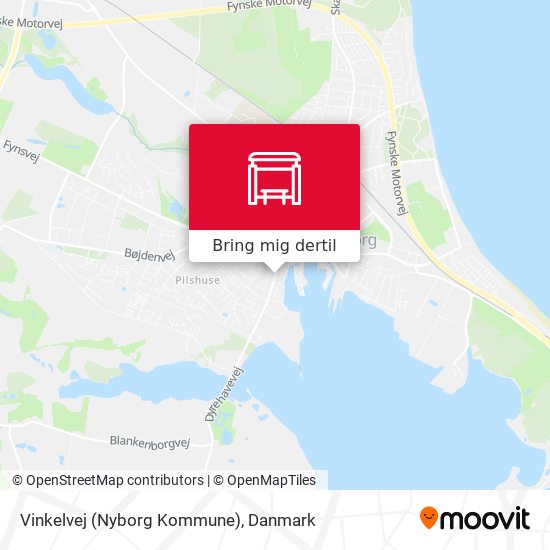 Vinkelvej (Nyborg Kommune) kort