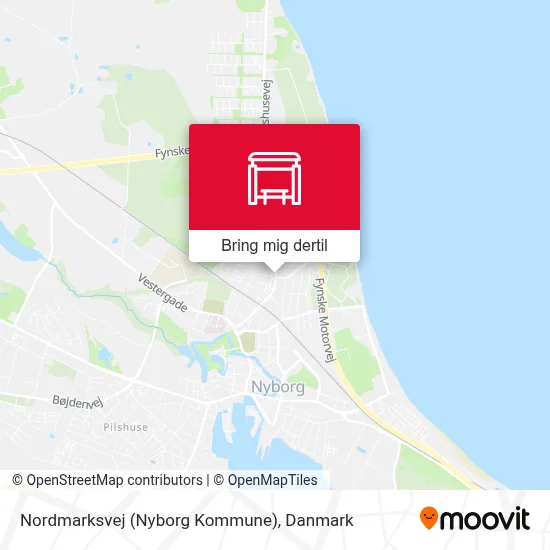 Nordmarksvej (Nyborg Kommune) kort