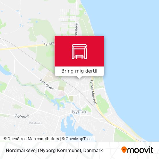Nordmarksvej (Nyborg Kommune) kort