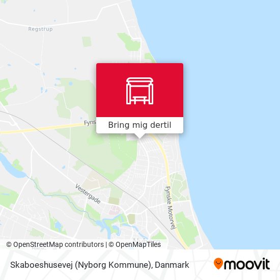 Skaboeshusevej (Nyborg Kommune) kort
