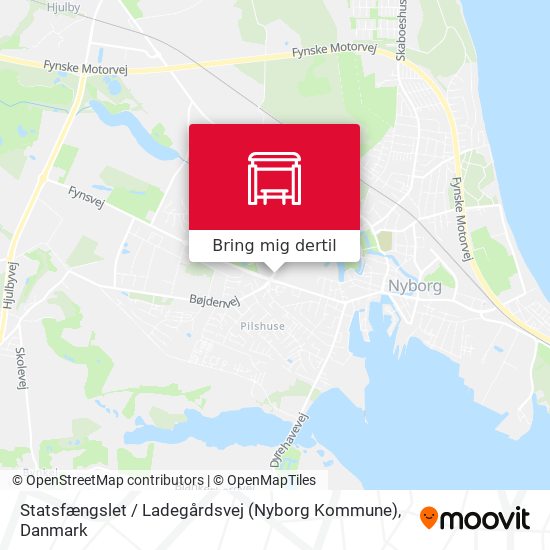 Statsfængslet / Ladegårdsvej (Nyborg Kommune) kort