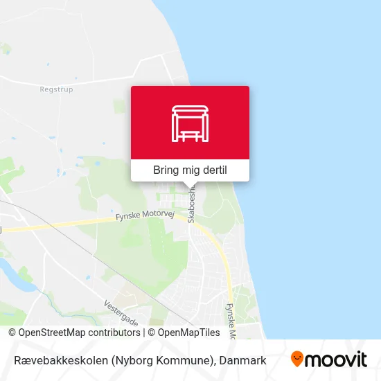 Rævebakkeskolen (Nyborg Kommune) kort