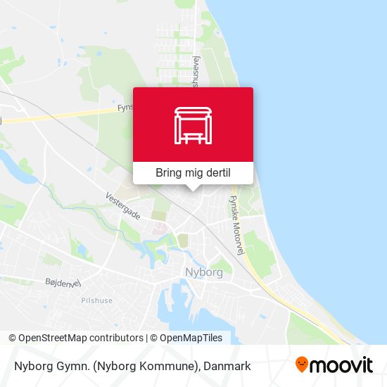 Nyborg Gymn. (Nyborg Kommune) kort