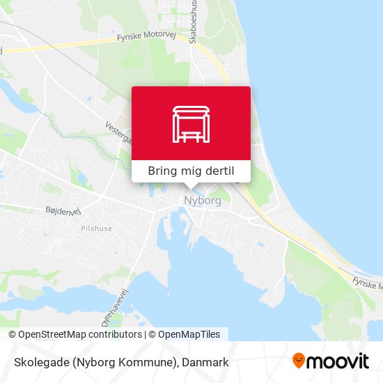 Skolegade (Nyborg Kommune) kort