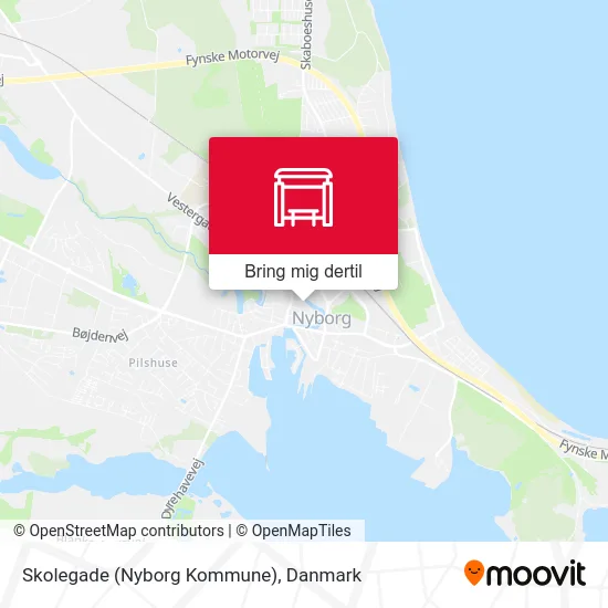 Skolegade (Nyborg Kommune) kort