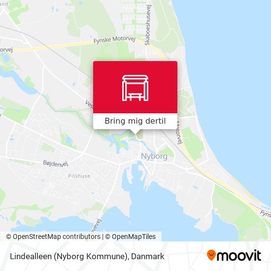 Lindealleen (Nyborg Kommune) kort