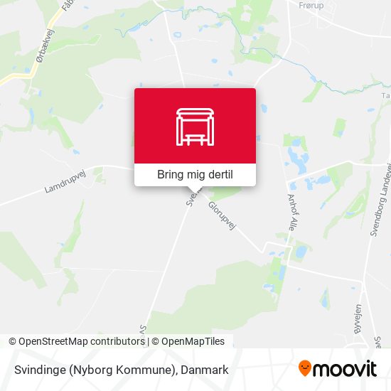 Svindinge (Nyborg Kommune) kort