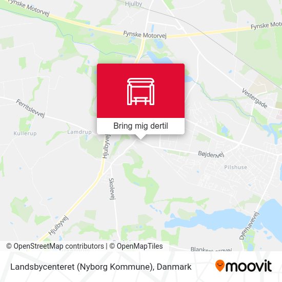 Landsbycenteret (Nyborg Kommune) kort