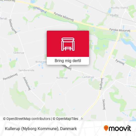 Kullerup (Nyborg Kommune) kort