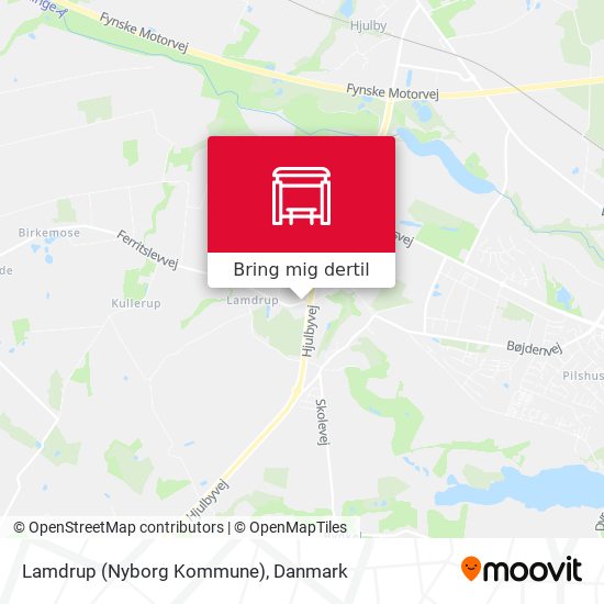 Lamdrup (Nyborg Kommune) kort