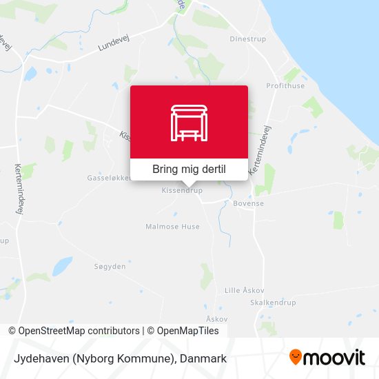 Jydehaven (Nyborg Kommune) kort
