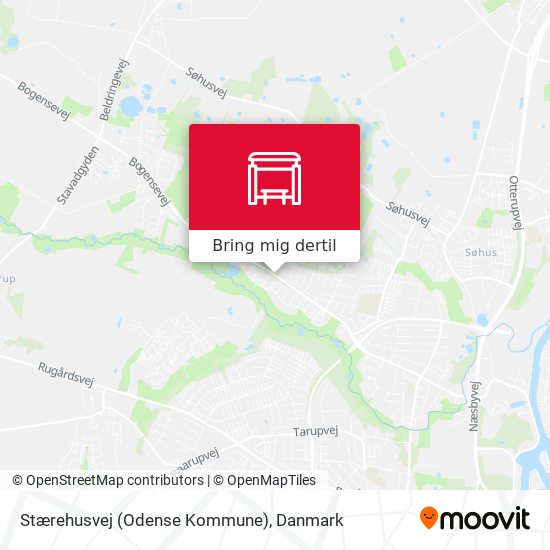Stærehusvej (Odense Kommune) kort