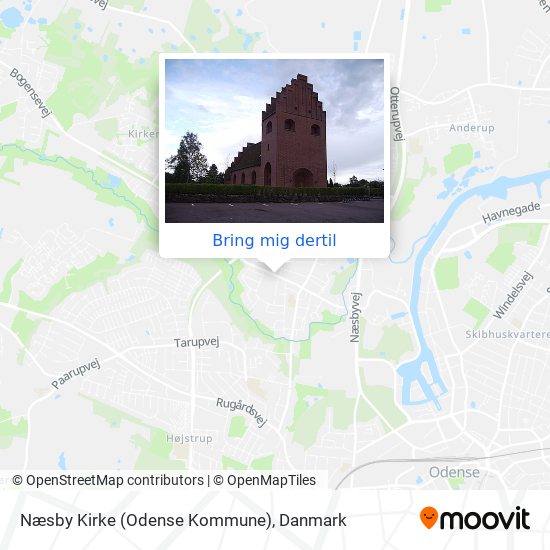 Næsby Kirke (Odense Kommune) kort