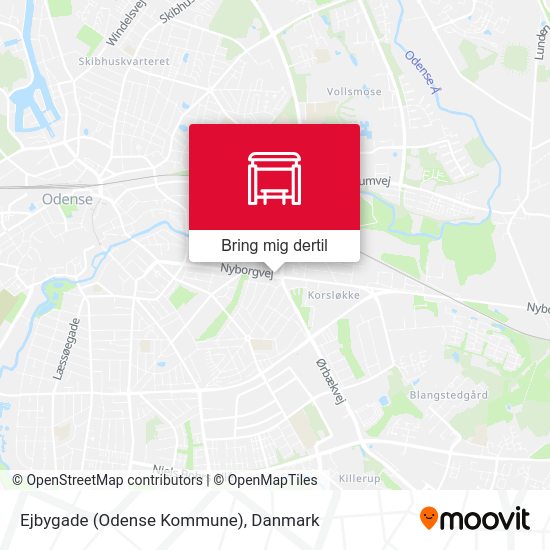 Ejbygade (Odense Kommune) kort