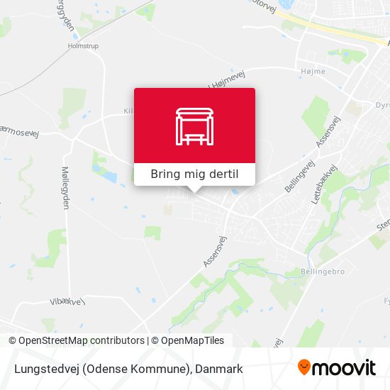Lungstedvej (Odense Kommune) kort