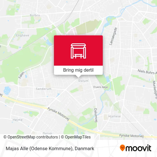 Majas Alle (Odense Kommune) kort
