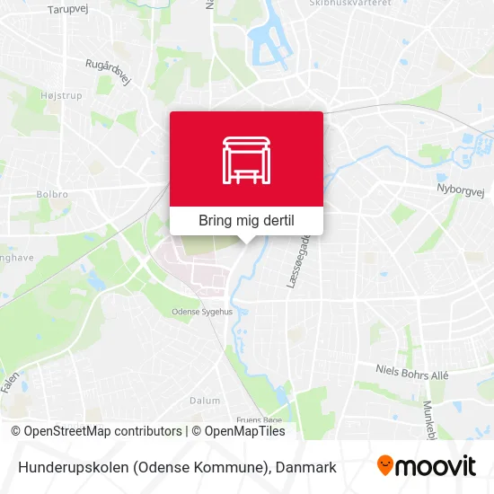 Hunderupskolen (Odense Kommune) kort