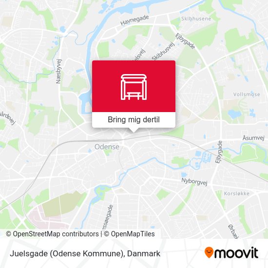 Juelsgade (Odense Kommune) kort
