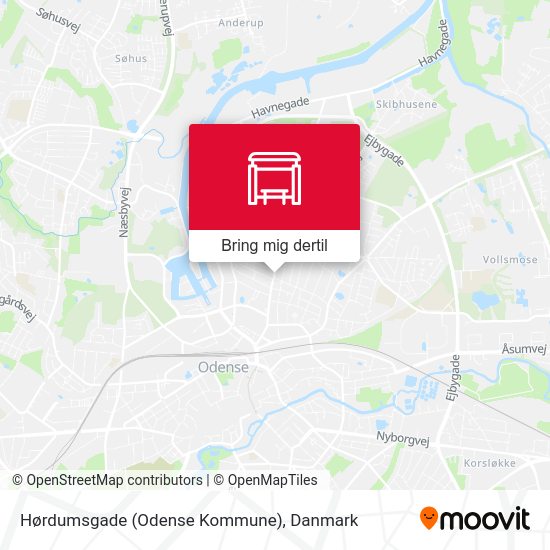 Hørdumsgade (Odense Kommune) kort