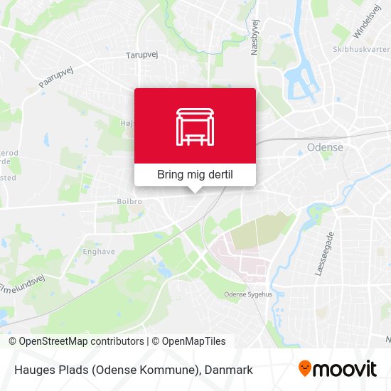 Hauges Plads (Odense Kommune) kort