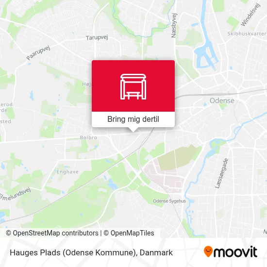 Hauges Plads (Odense Kommune) kort