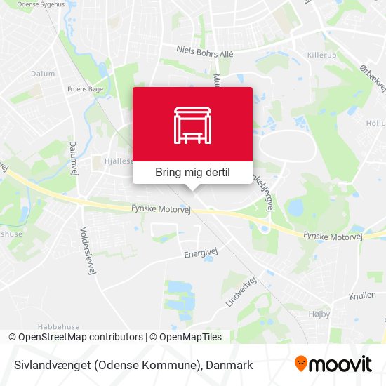 Sivlandvænget (Odense Kommune) kort