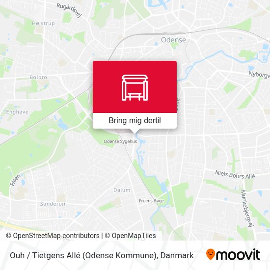 Ouh / Tietgens Allé (Odense Kommune) kort