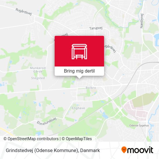 Grindstedvej (Odense Kommune) kort