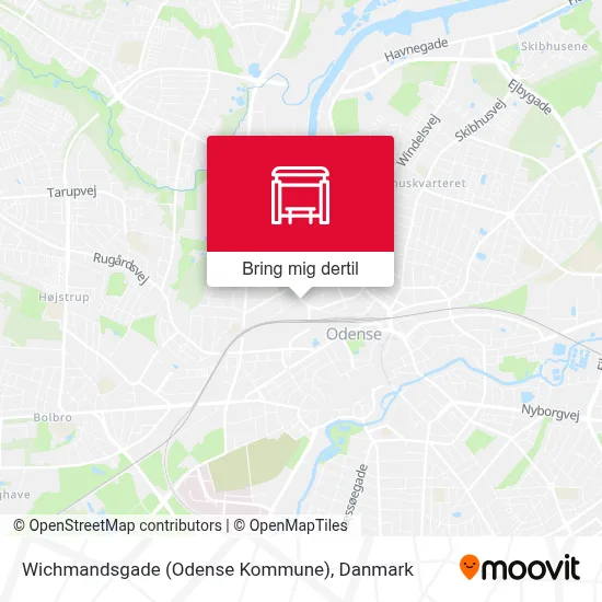 Wichmandsgade (Odense Kommune) kort