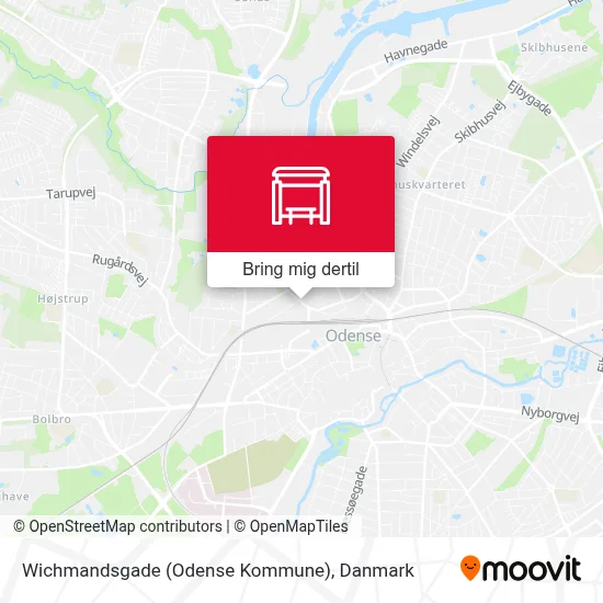 Wichmandsgade (Odense Kommune) kort