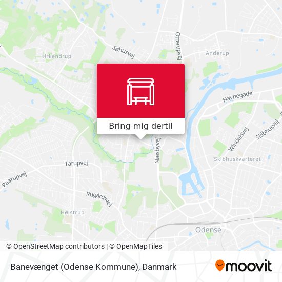 Banevænget (Odense Kommune) kort