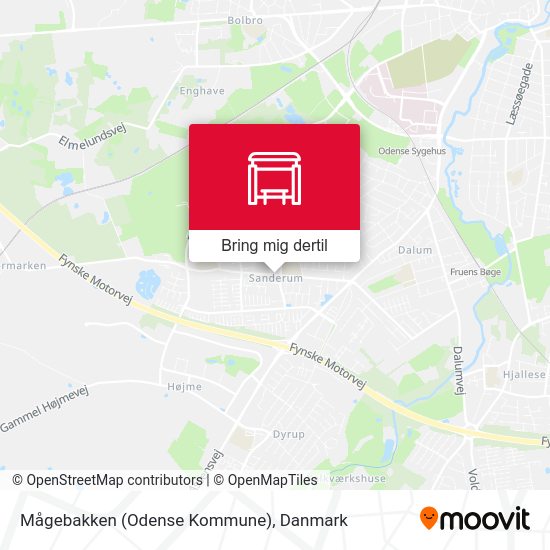Mågebakken (Odense Kommune) kort