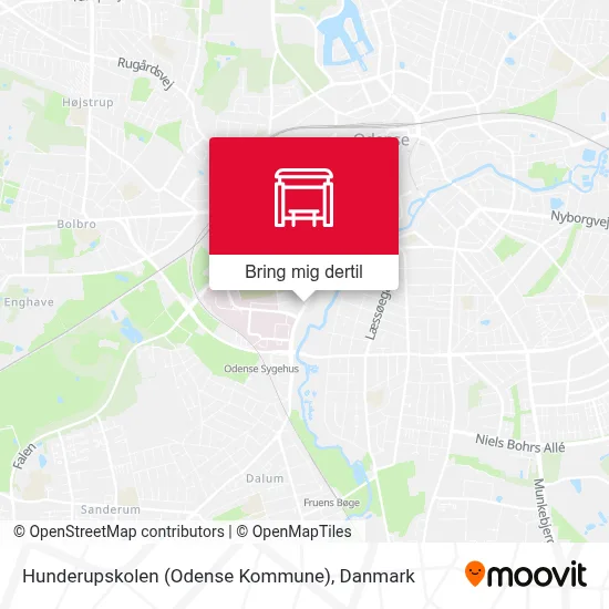 Hunderupskolen (Odense Kommune) kort