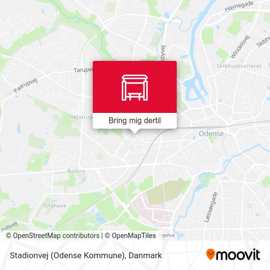 Stadionvej (Odense Kommune) kort