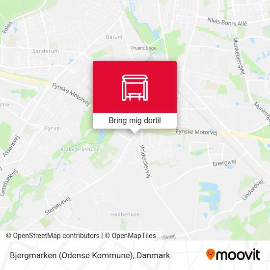 Bjergmarken (Odense Kommune) kort