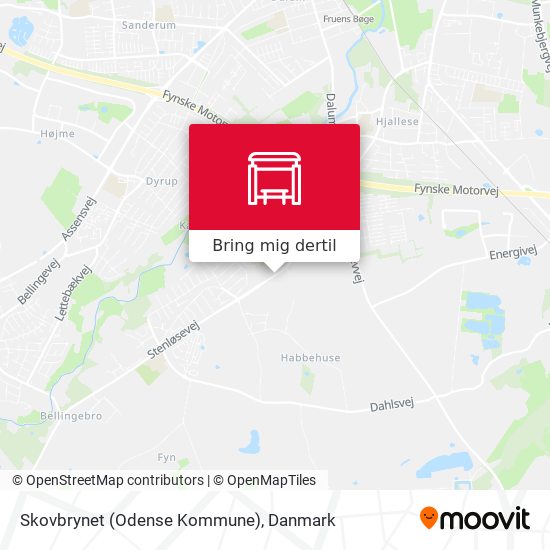 Skovbrynet (Odense Kommune) kort