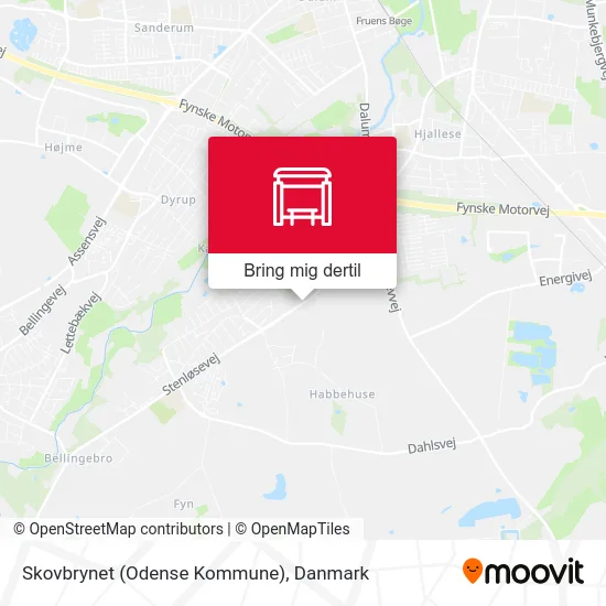 Skovbrynet (Odense Kommune) kort