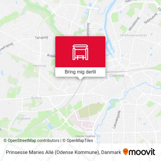 Prinsesse Maries Allé (Odense Kommune) kort