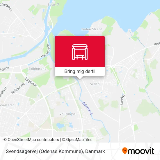 Svendsagervej (Odense Kommune) kort
